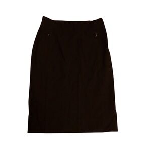 Diane Von Furstenberg Black Pencil Skirt Size 2